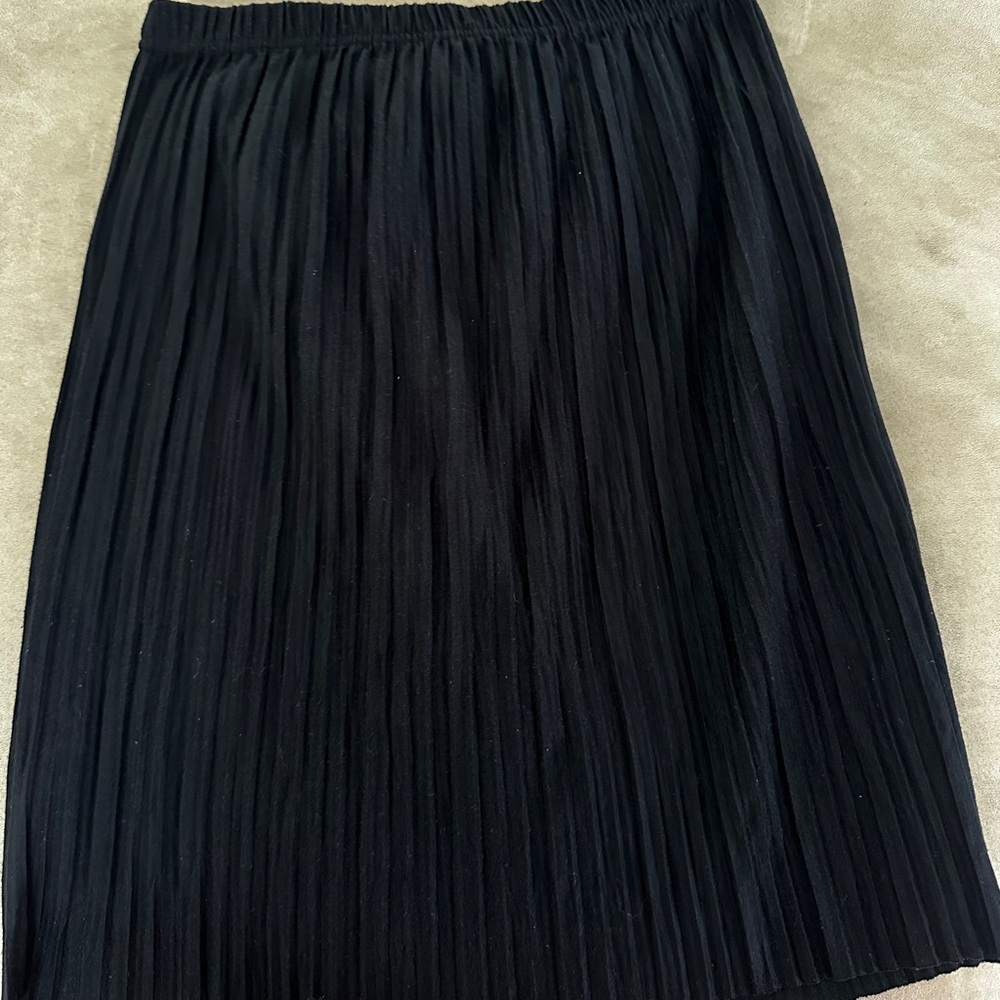The Limited Vintage Black Crinkle Skirt Size Medium